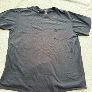 Men's Classic Black Pocket T-Shirt